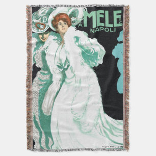 Cobertor Arte Antiga Modernista, Moda Italiana, Mulheres El