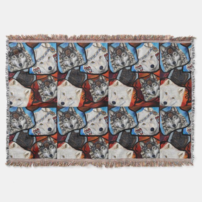 COBERTOR ARTE DE LOBO (Frente)