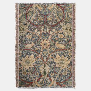 Cobertor Arte de Pássaros Vintage William Morris Bullerswoo