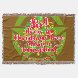Cobertor Árvore de Natal, missão, exército