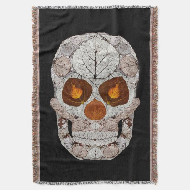 Cobertor Aspen Folha Crânio 11 (Frente Vertical)