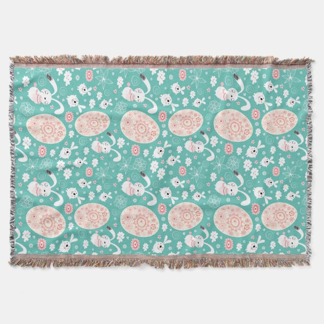 Cobertor Atirada da Parada de páscoa (Frente)