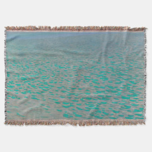 Cobertor Attersee, Pintura de Paisagem Costeira, Gustav Kli