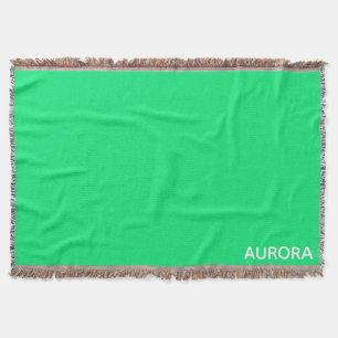Cobertor Aurora green color name