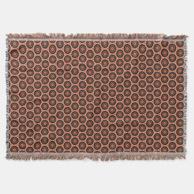 Cobertor Autumn Orange Floral (Frente)