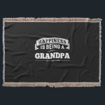 Cobertor Avô Gift | Felicidade É Ser Avô<br><div class="desc">Avô Gift | Felicidade É Ser Avô</div>
