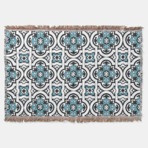 Cobertor Azulejo azul português