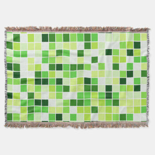 Cobertor Azulejos de Piscina, Azulejos Mosaico Verde, Padrã