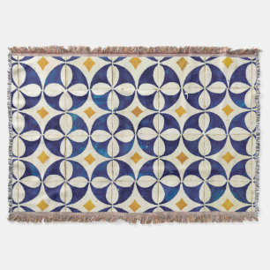 Cobertor Azulejos Portugueses - Azulejo Pattern Design