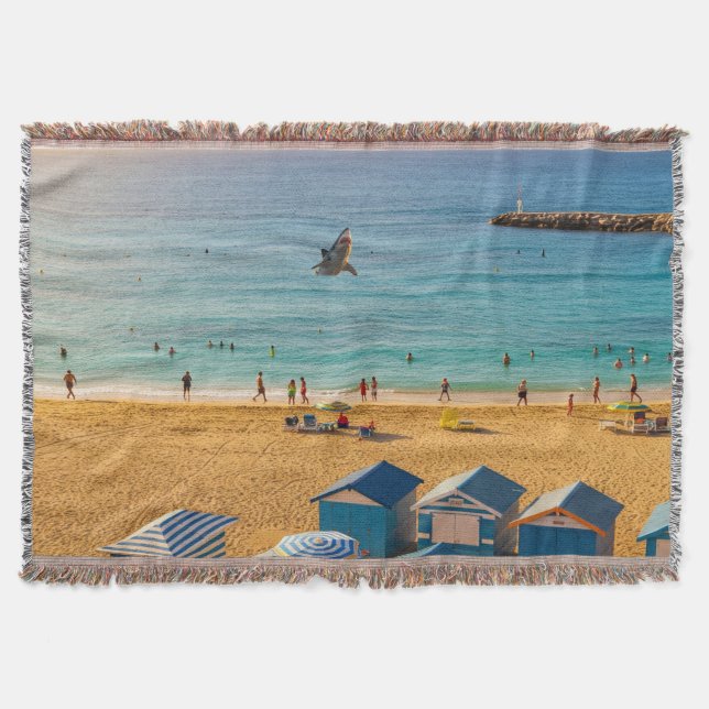 Cobertor Azure Coast Retreat Throw Blanket (Frente)