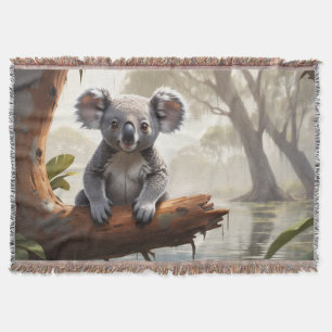 Cobertor Baby Koala por um Pond