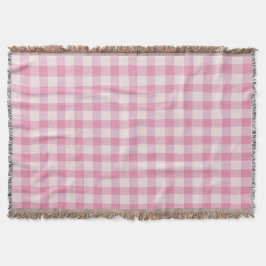 Cobertor Baby Pink Gingham