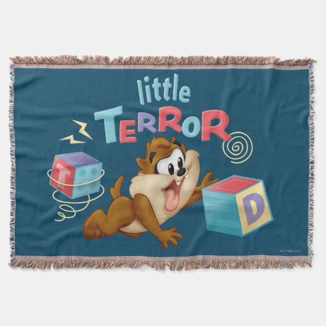 Cobertor Baby TAZ™ | Pequeno Terror (Frente)