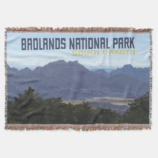 Cobertor Badlands National Park Cotton Throw