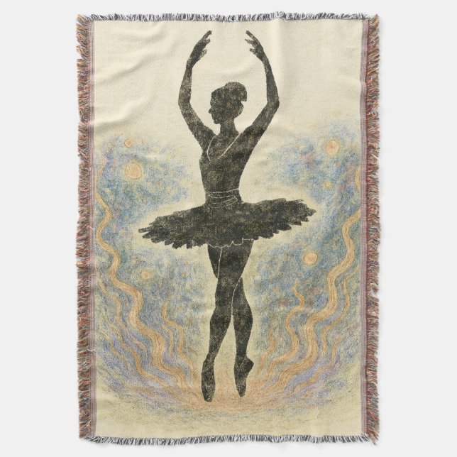 Cobertor Ballerina in Graziöser Anmut - Sanfte Farben (Frente Vertical)