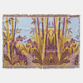 Cobertor Bamboo Forest Blankets – Folk Art Style