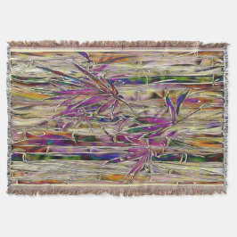 Cobertor Bamboo Tree Digital Painting Original Art Blanket