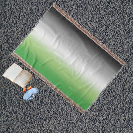 Cobertor Bandeira Aromântica Gradiente - Orgulho Aromântico