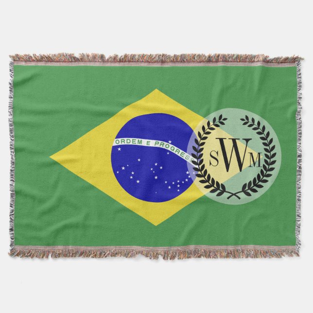 Cobertor Bandeira brasileira clássica (Frente)