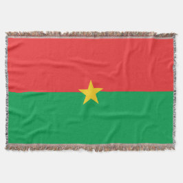 Cobertor Bandeira Burkina Faso