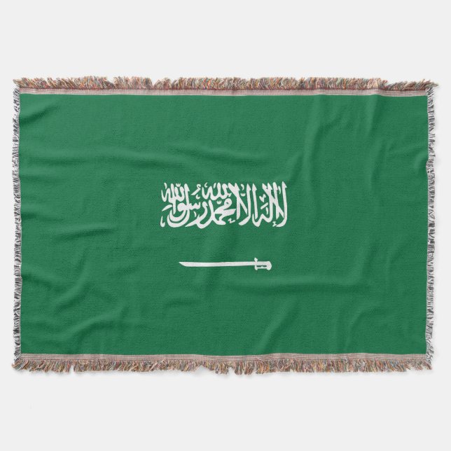 Cobertor Bandeira da Arábia Saudita (Frente)