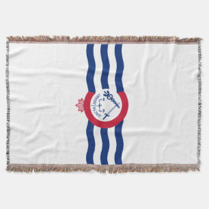 Cobertor Bandeira da cidade de Cincinnati