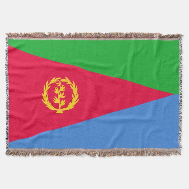 Cobertor Bandeira da Eritreia (Frente)