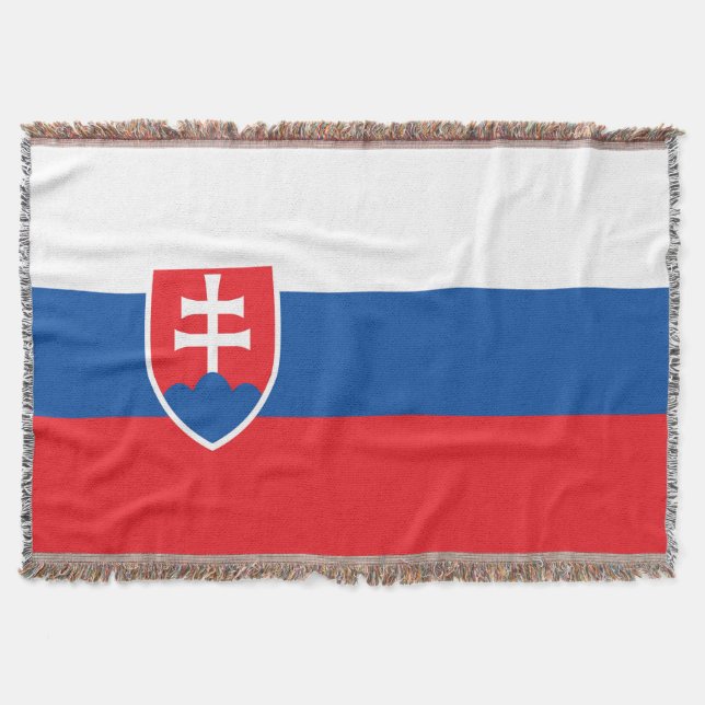 Cobertor Bandeira da Eslováquia (Frente)