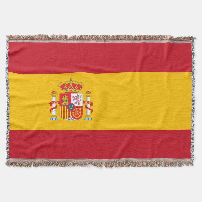 Cobertor bandeira da Espanha (Frente)