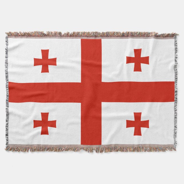 Cobertor Bandeira da Geórgia (Frente)