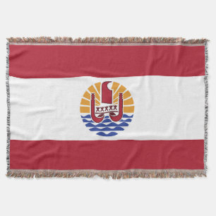 Cobertor bandeira da Polinésia Francesa