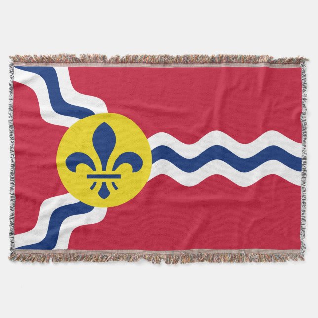 Cobertor Bandeira da Rua Louis, Missouri (Frente)