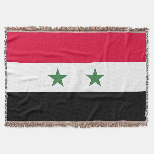 Cobertor Bandeira da Síria (Frente)