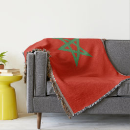 Cobertor Bandeira de Marrocos