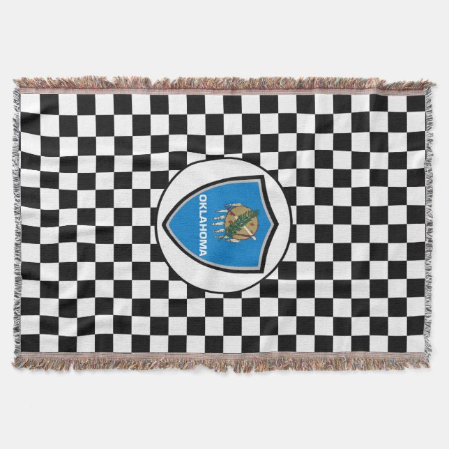Cobertor bandeira de Oklahoma (Frente)