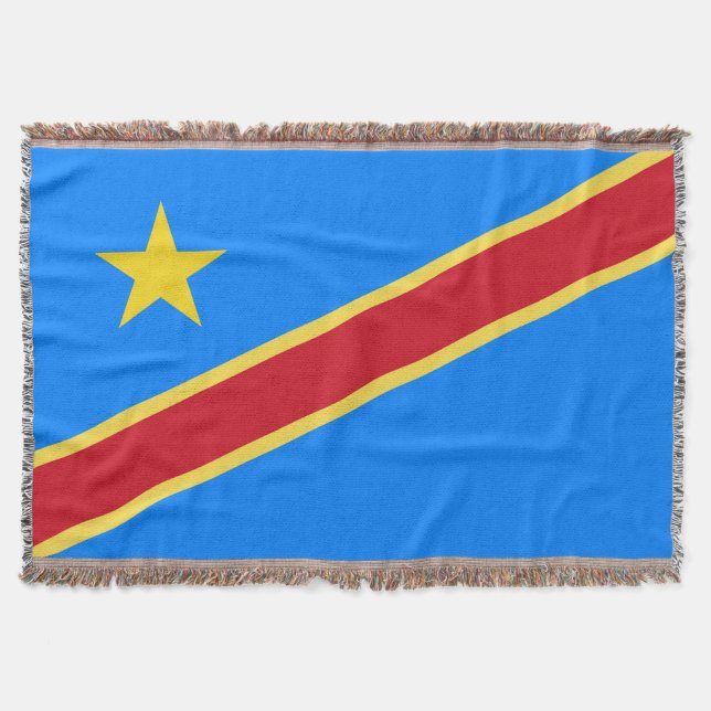 Cobertor Bandeira do Congo (Frente)
