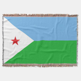 Cobertor Bandeira do Jibuti