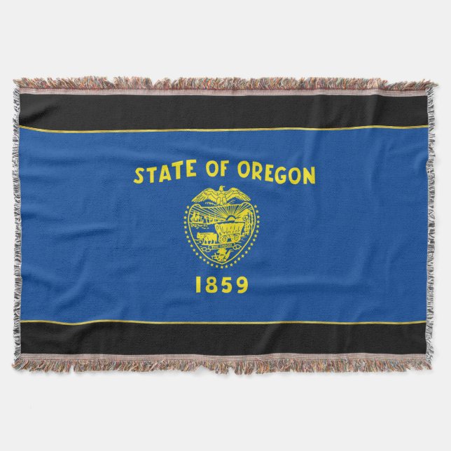 Cobertor bandeira do Oregon (Frente)