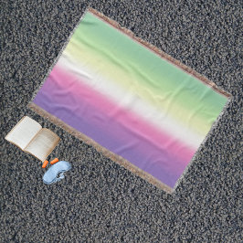 Cobertor Bandeira do Orgulho Genderfae Gradiente