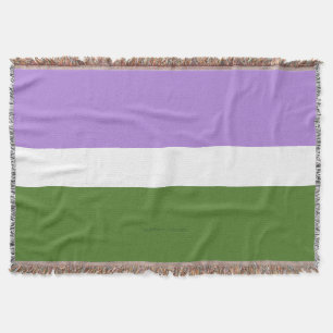 Cobertor Bandeira do orgulho genderqueer SlipperyJoe's lava