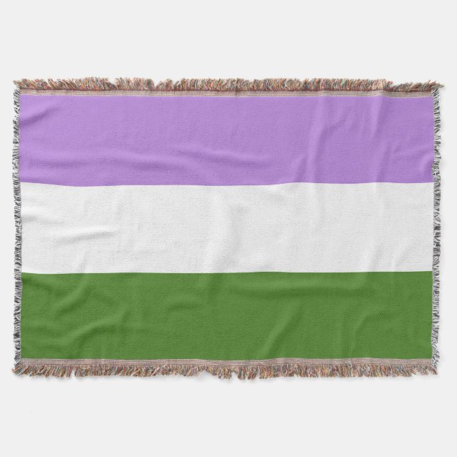 Cobertor Bandeira do Orgulho Queer (Frente)