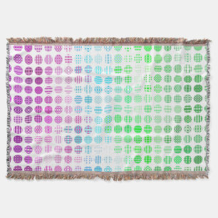 Cobertor Bandeira do Orgulho Toric Abstrata Boho Eclética G