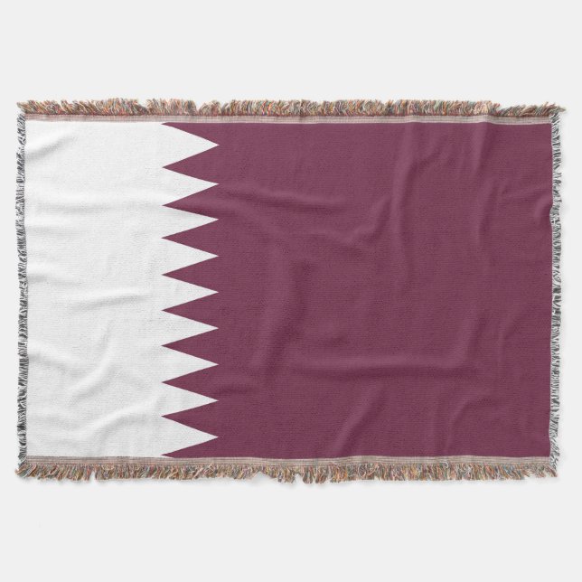 Cobertor bandeira do Qatar (Frente)