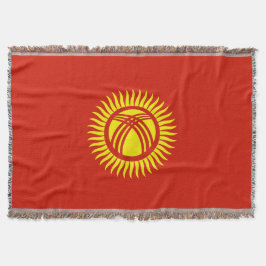 Cobertor bandeira do Quirguistão