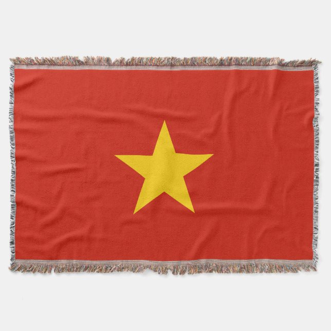 Cobertor bandeira do Vietname (Frente)