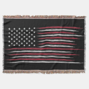 Cobertor Bandeira Grunge USA