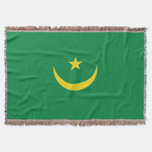 Cobertor Bandeira mauritana (Frente)