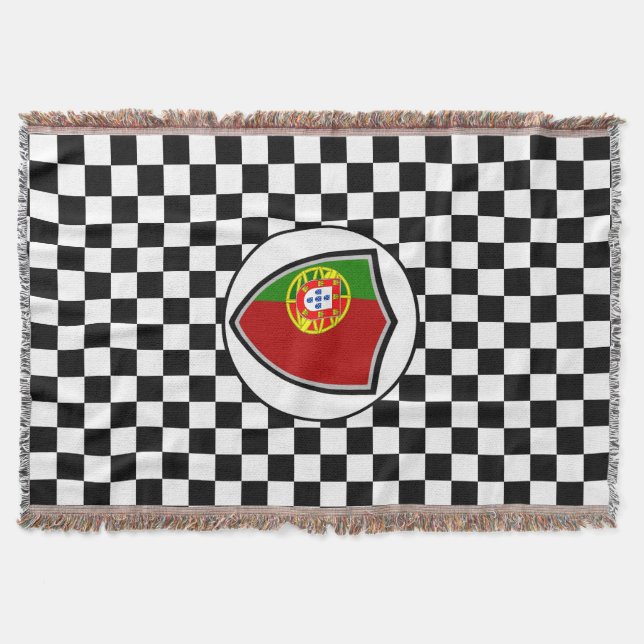 Cobertor bandeira portuguesa (Frente)
