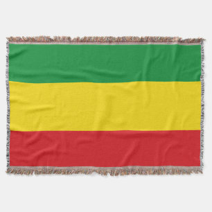 Cobertor Bandeira Rastafári Rasta Etíope