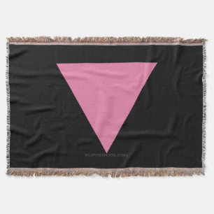 Cobertor bandeira triângulo rosa da SlipperyJoe's símbolo r